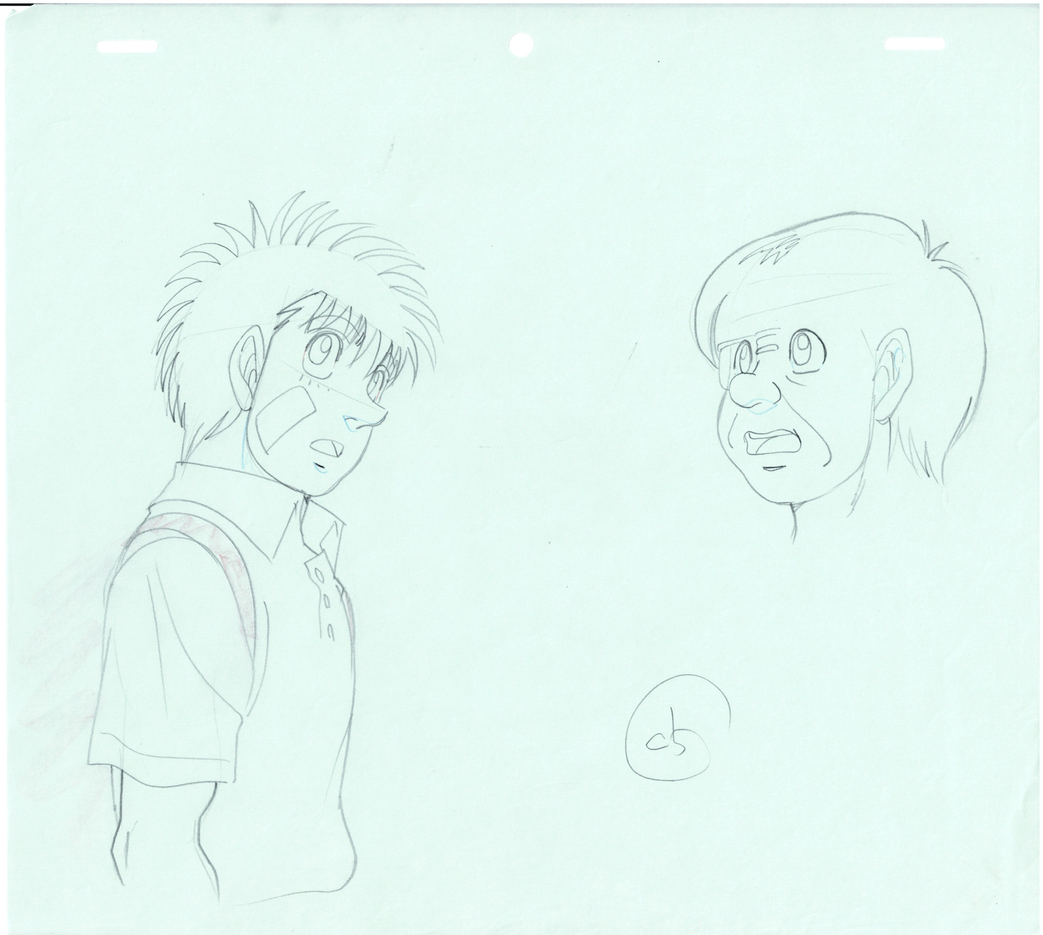 Hajime no Ippo Original Drawing (Ippo Makunouchi, Haruhiko Yagi, Tatsuya Kimura) 9 pages Set