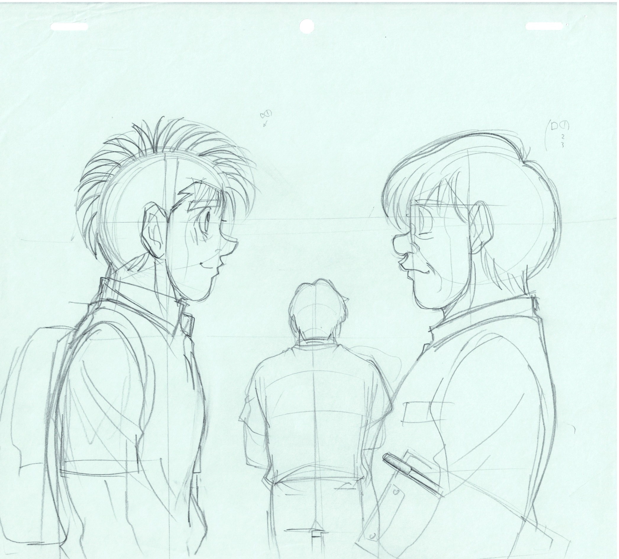 Hajime no Ippo Original Drawing (Ippo Makunouchi, Haruhiko Yagi, Tatsuya Kimura) 9 pages Set