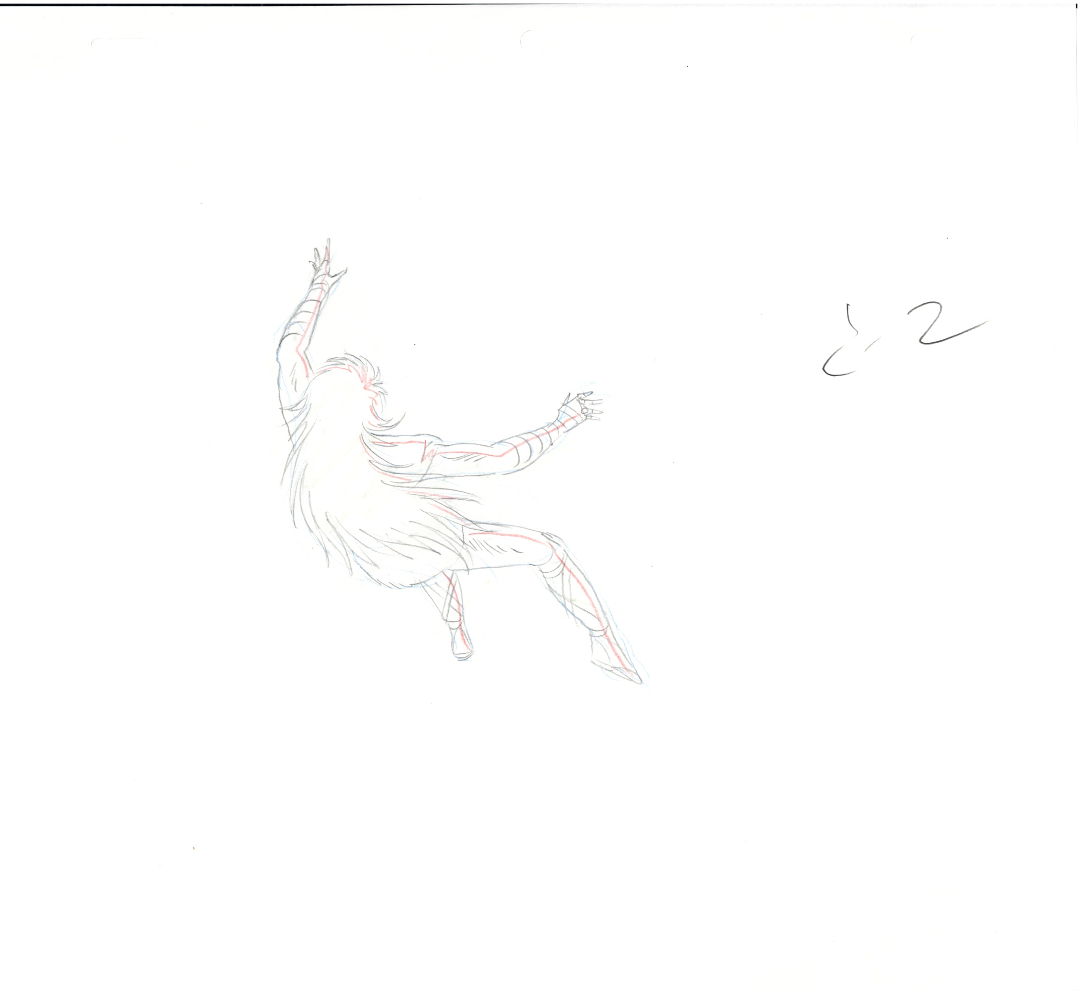 Saint Seiya Original Sketch (Kanon) 6 pages Set