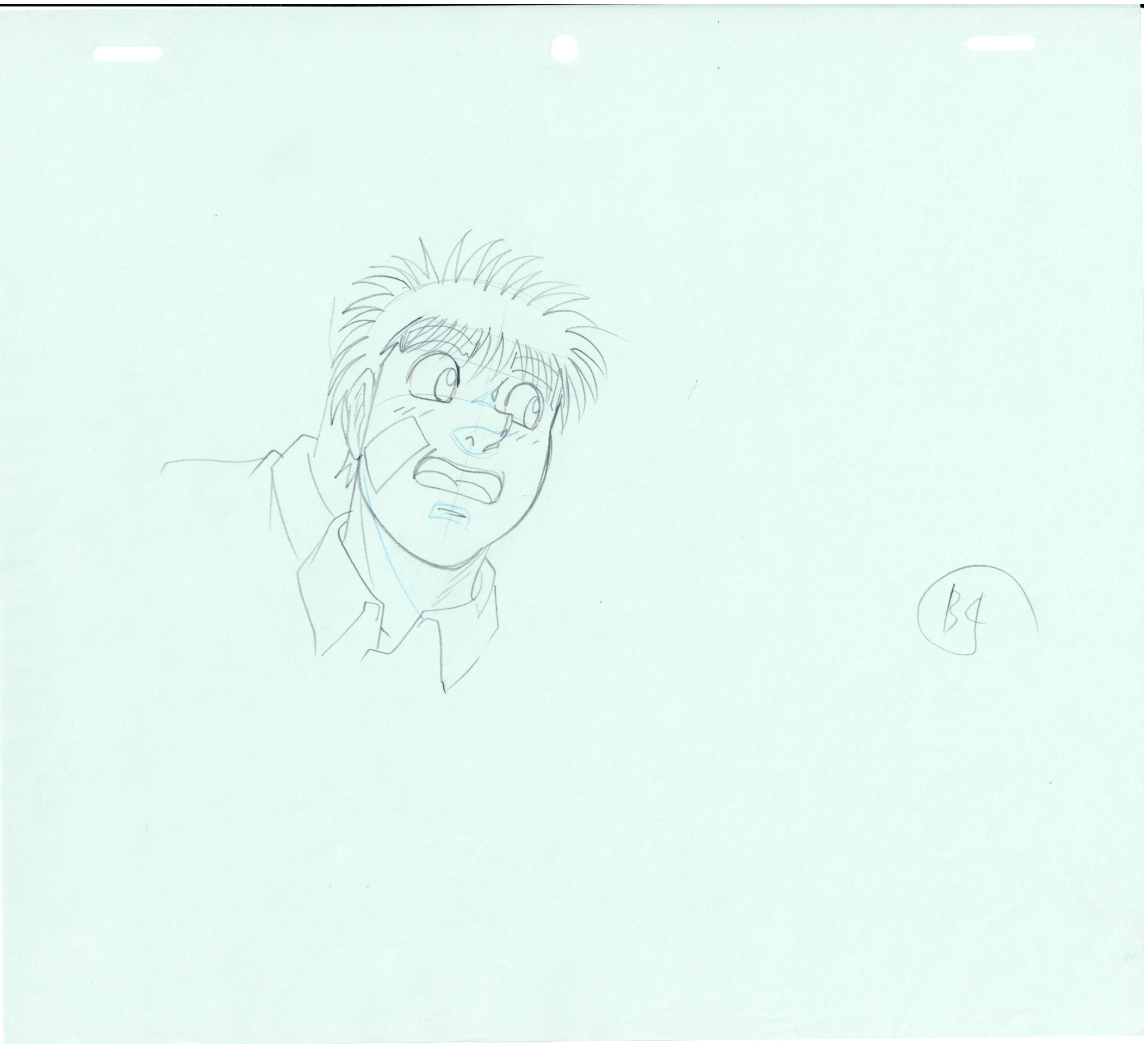Hajime no Ippo Original Drawing (Ippo Makunouchi, Tatsuya Kimura) 8 pages Set
