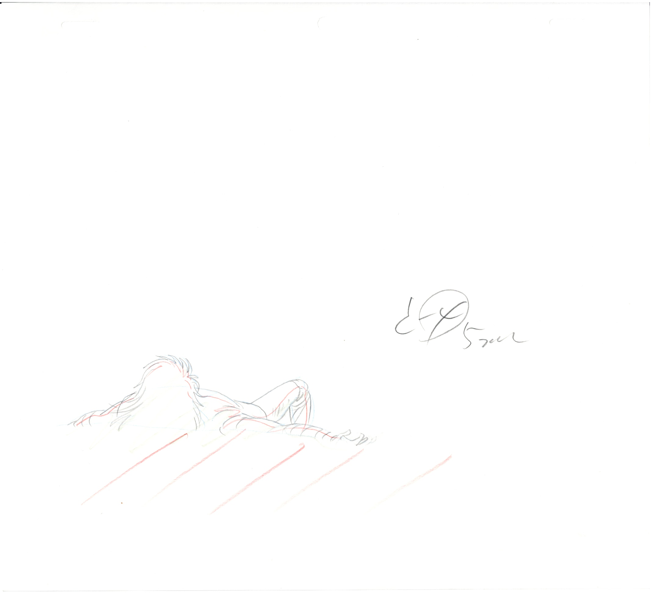 Saint Seiya Original Sketch (Kanon) 6 pages Set