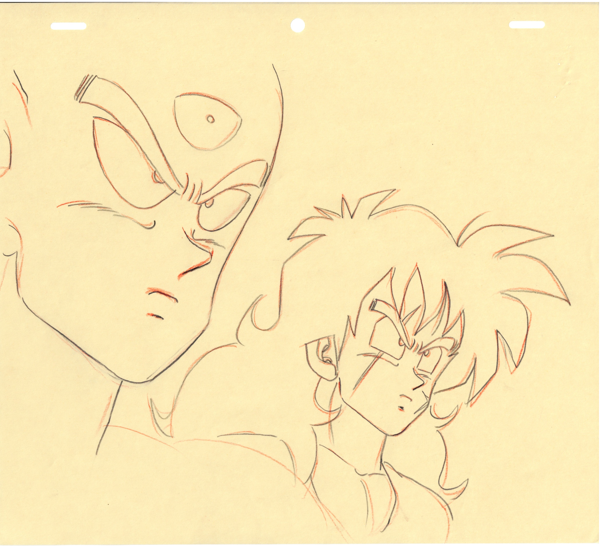 Dragonball Original 2 Piece Sketch (Tien, Yamcha)