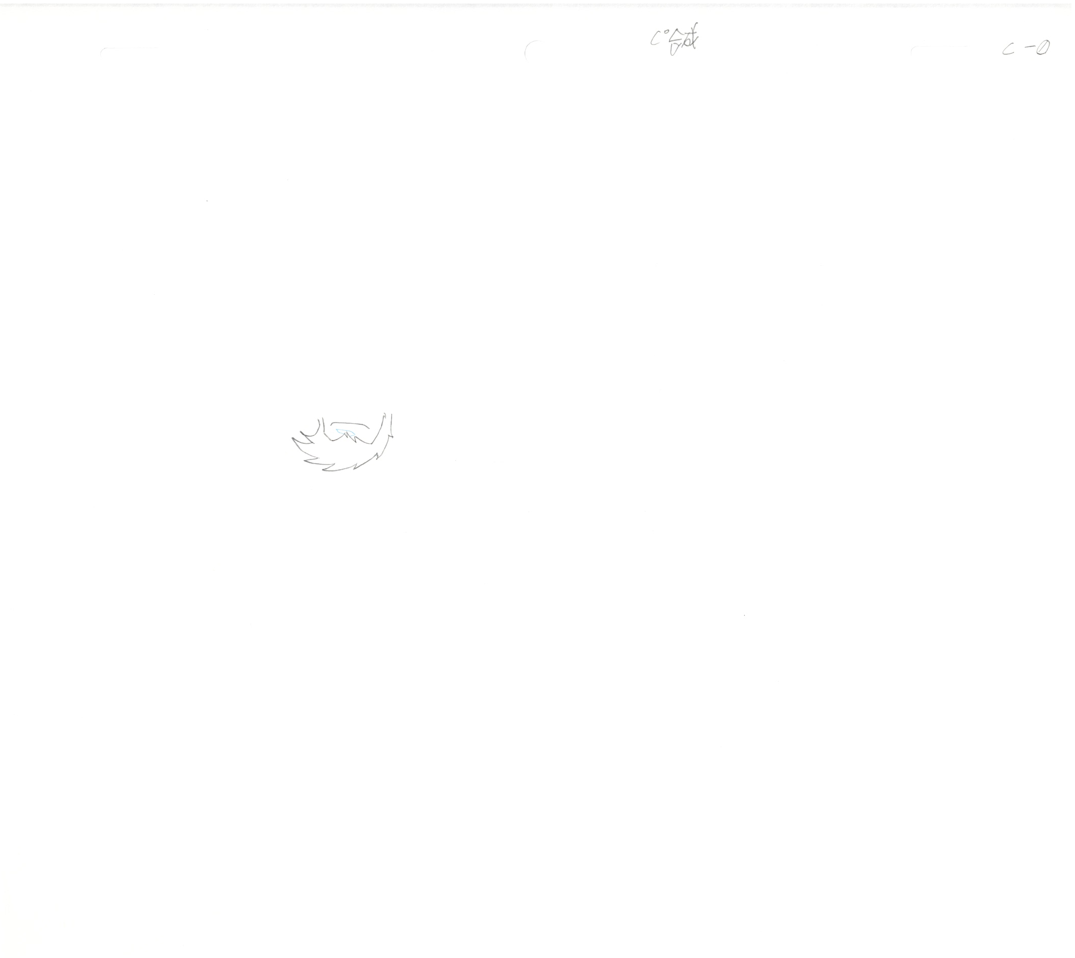 Lupin III Original Sketch (Daisuke Jigen) 12 pages Set