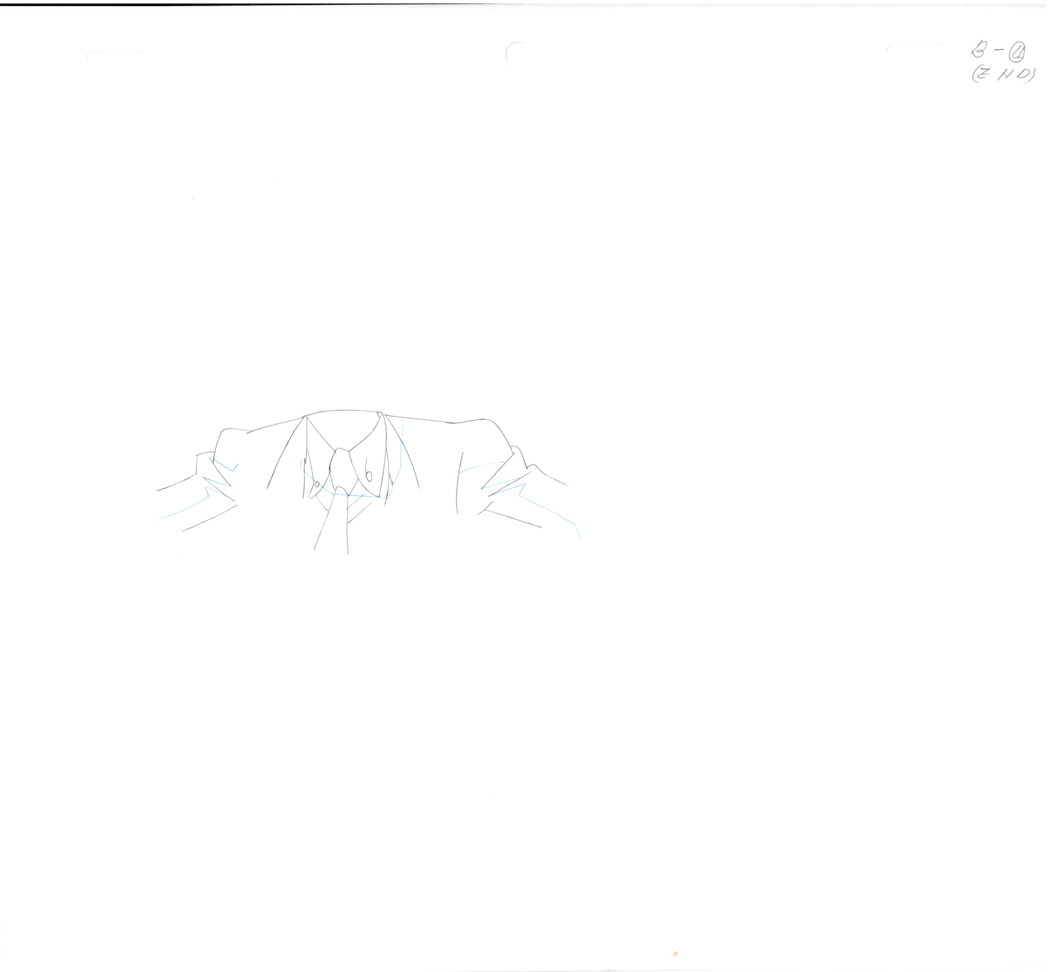 Lupin III Original Sketch (Daisuke Jigen) 12 pages Set