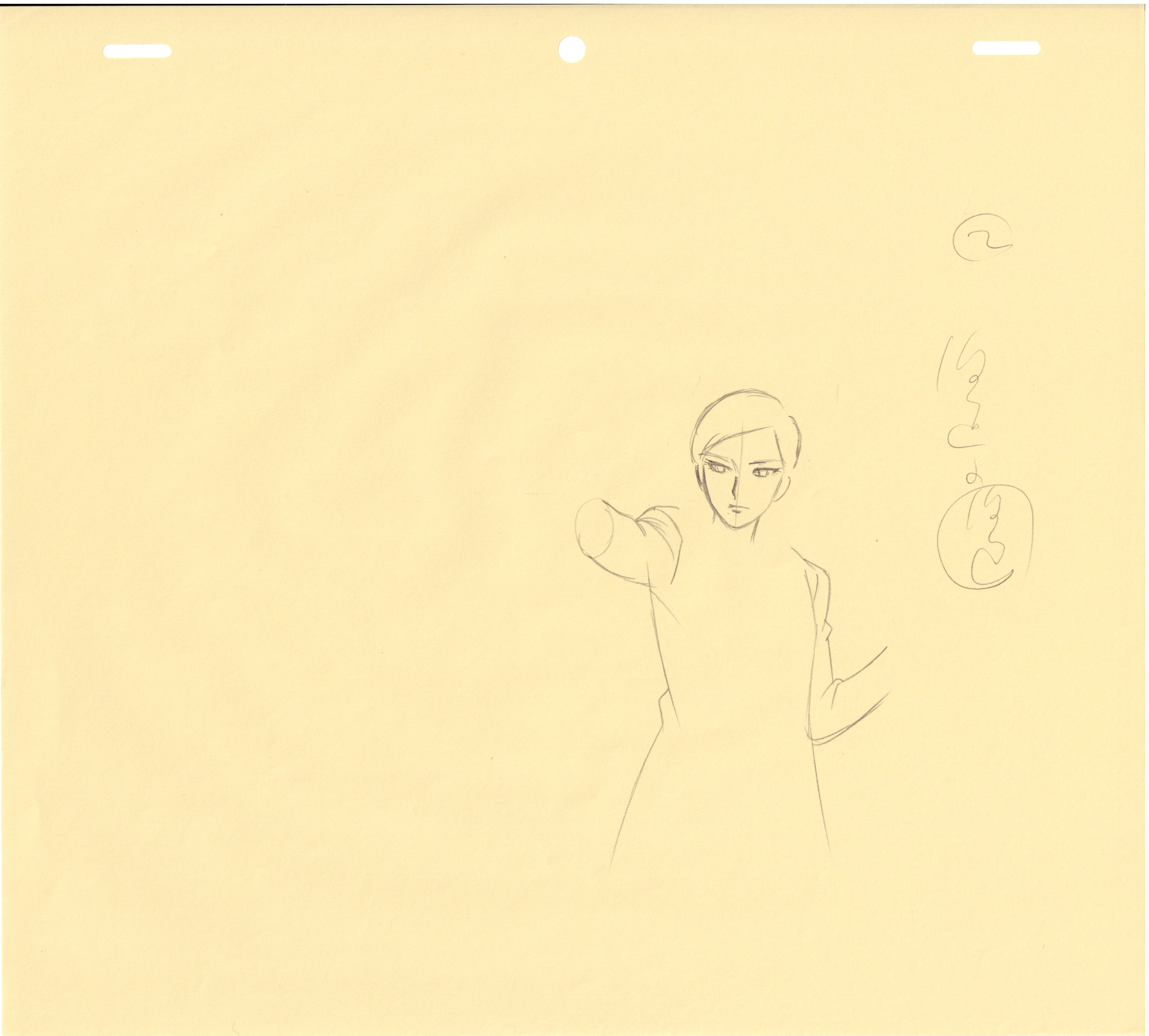 Lupin III Original Sketch (Misha) 4 pages Set