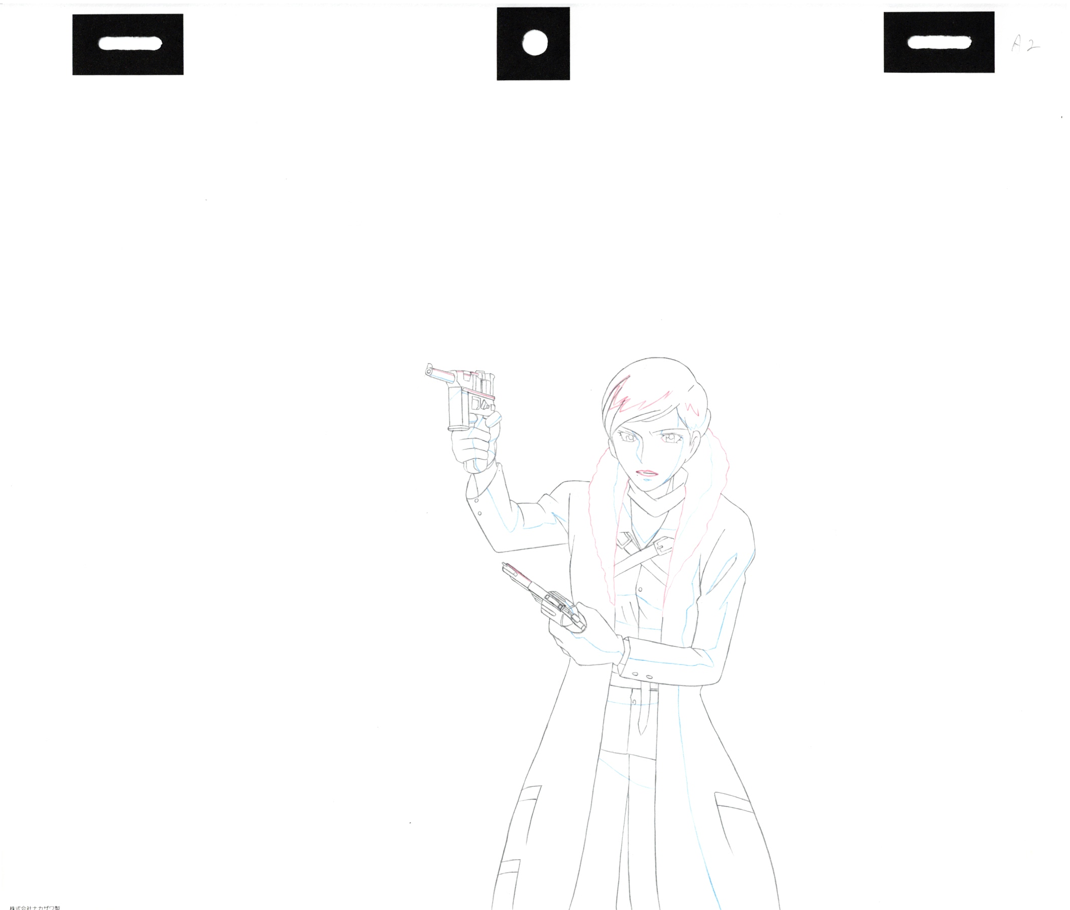 Lupin III Original Sketch (Misha) 6 pages Set