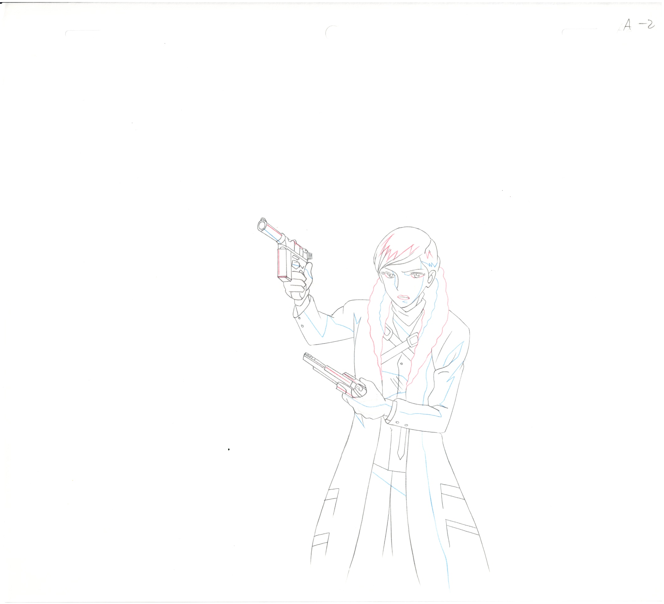 Lupin III Original Sketch (Misha) 6 pages Set