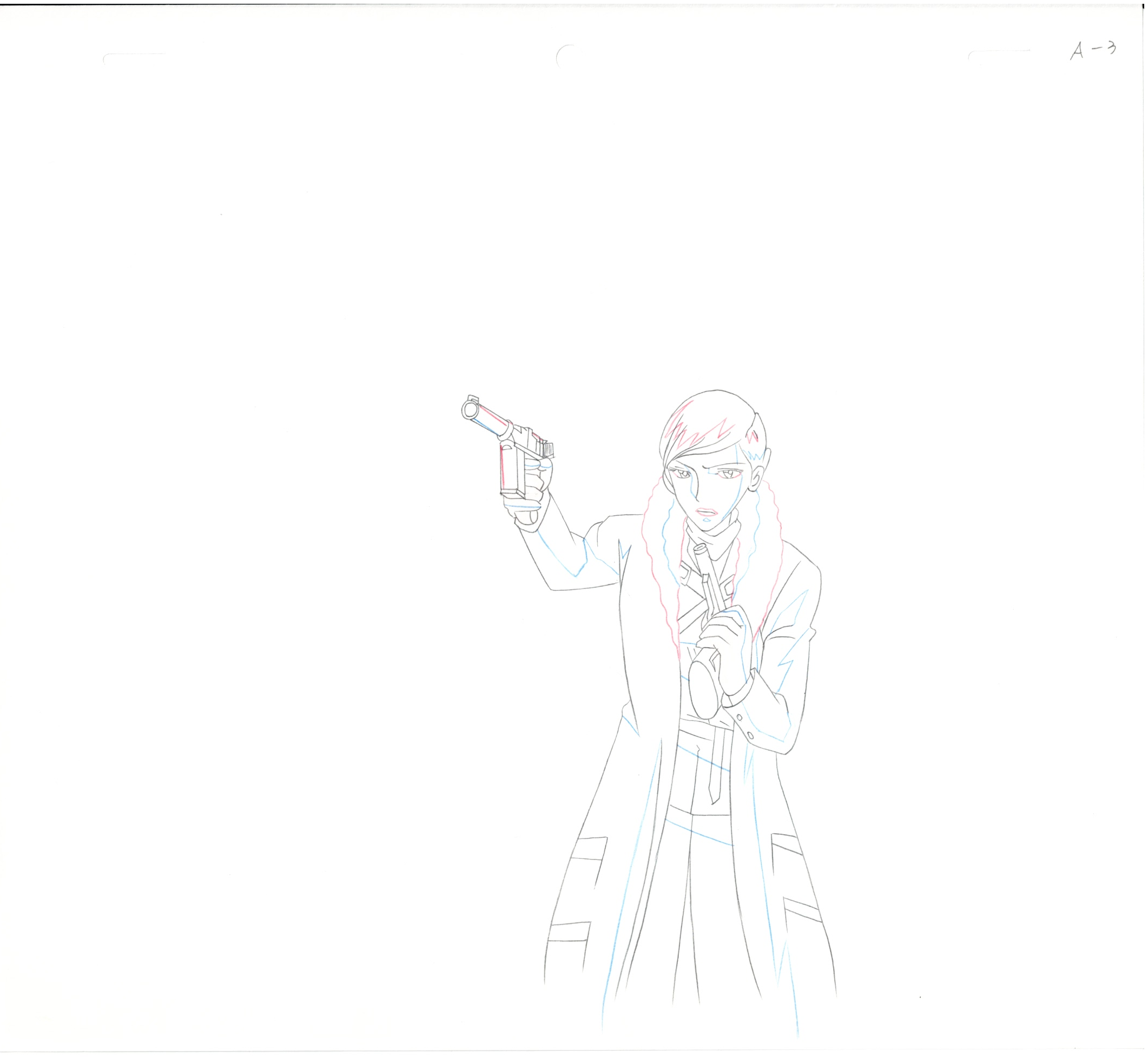 Lupin III Original Sketch (Misha) 6 pages Set