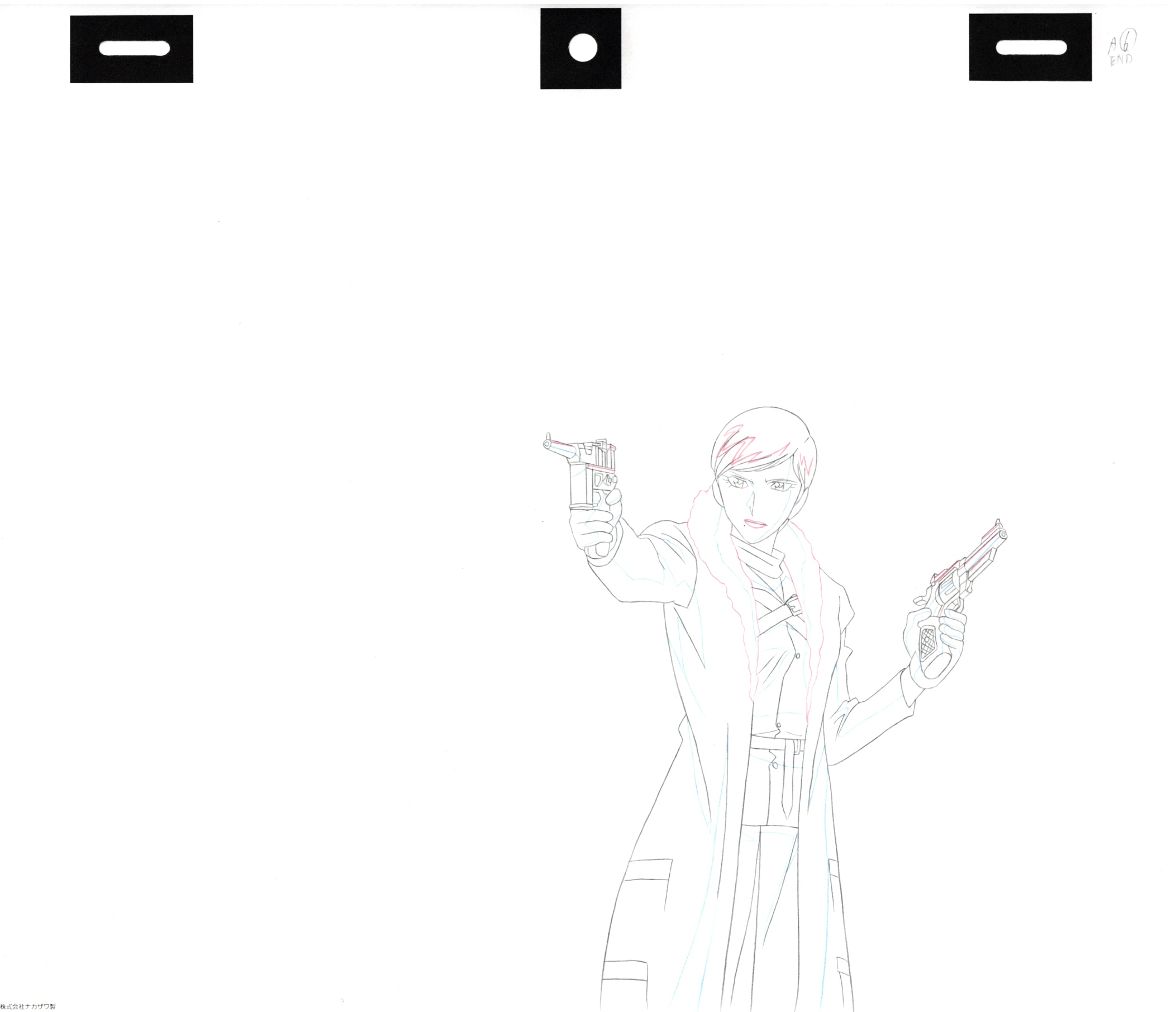 Lupin III Original Sketch (Misha) 6 pages Set