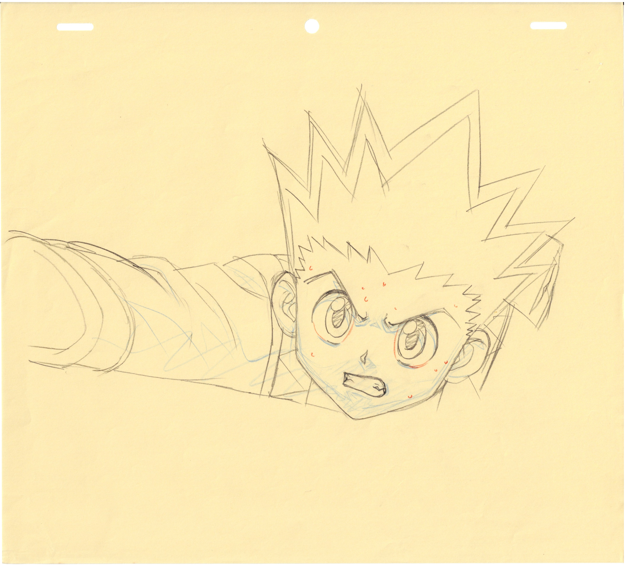 Hunter x Hunter Original Drawing 4 pages Set (Gon)