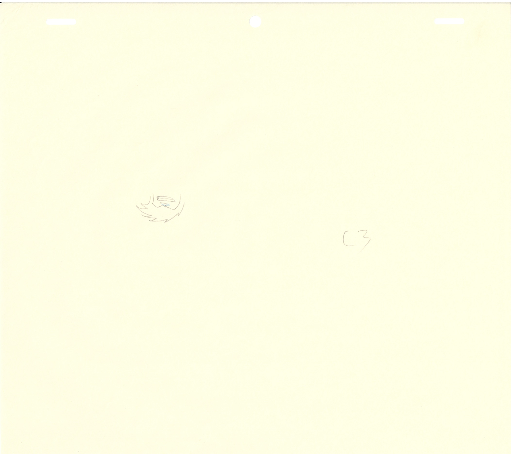 Lupin III Original Sketch (Daisuke Jigen) 12 pages Set