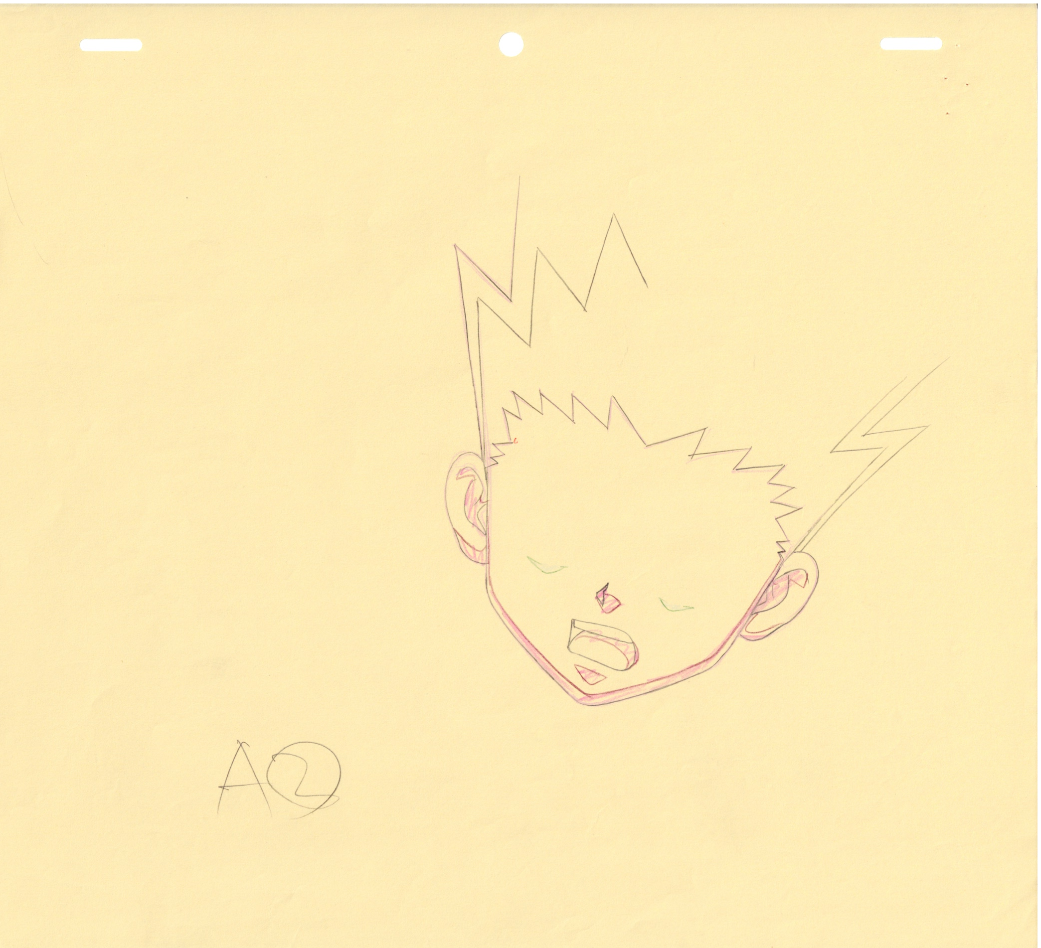 Hunter x Hunter Original Drawing 2 pages Set (Gon)