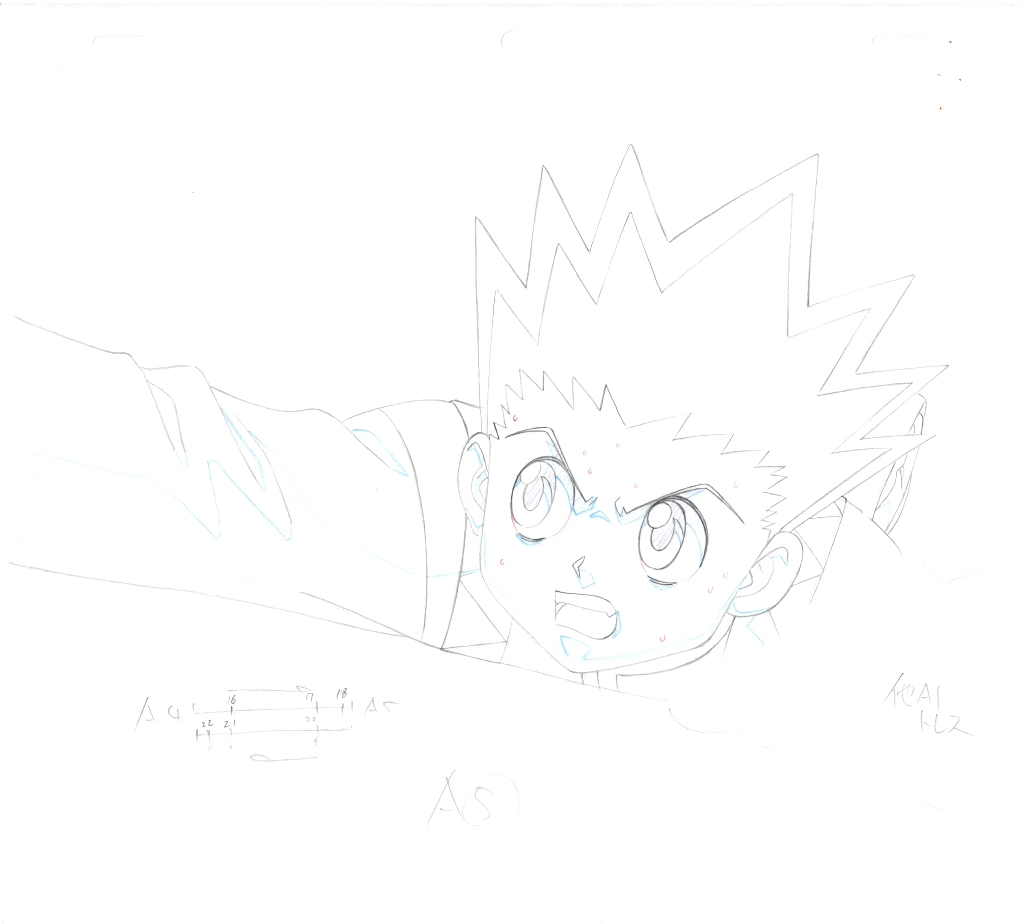 Hunter x Hunter Original Drawing 8 pages Set (Gon)