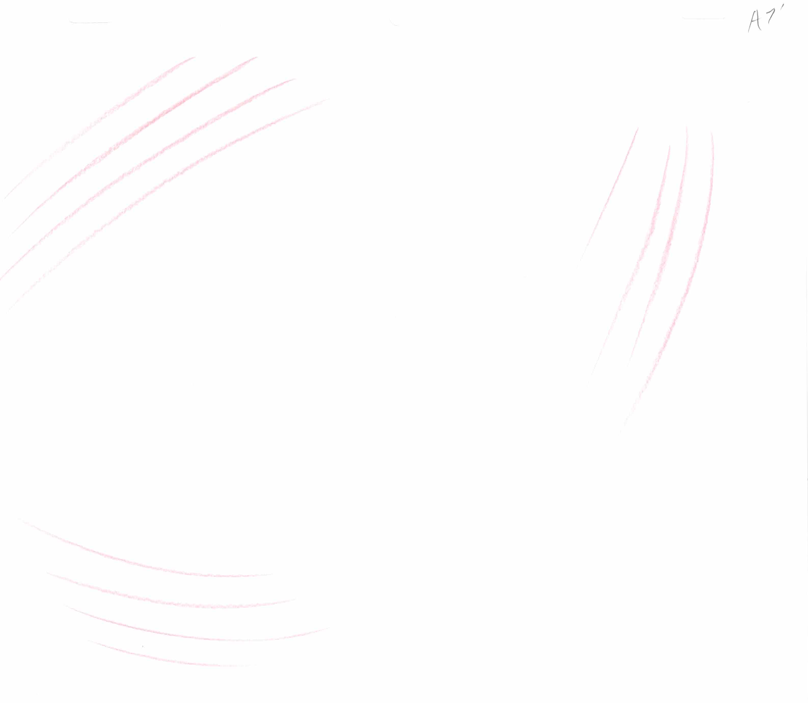 Naruto Original Sketch (Tenten) 4-page Set