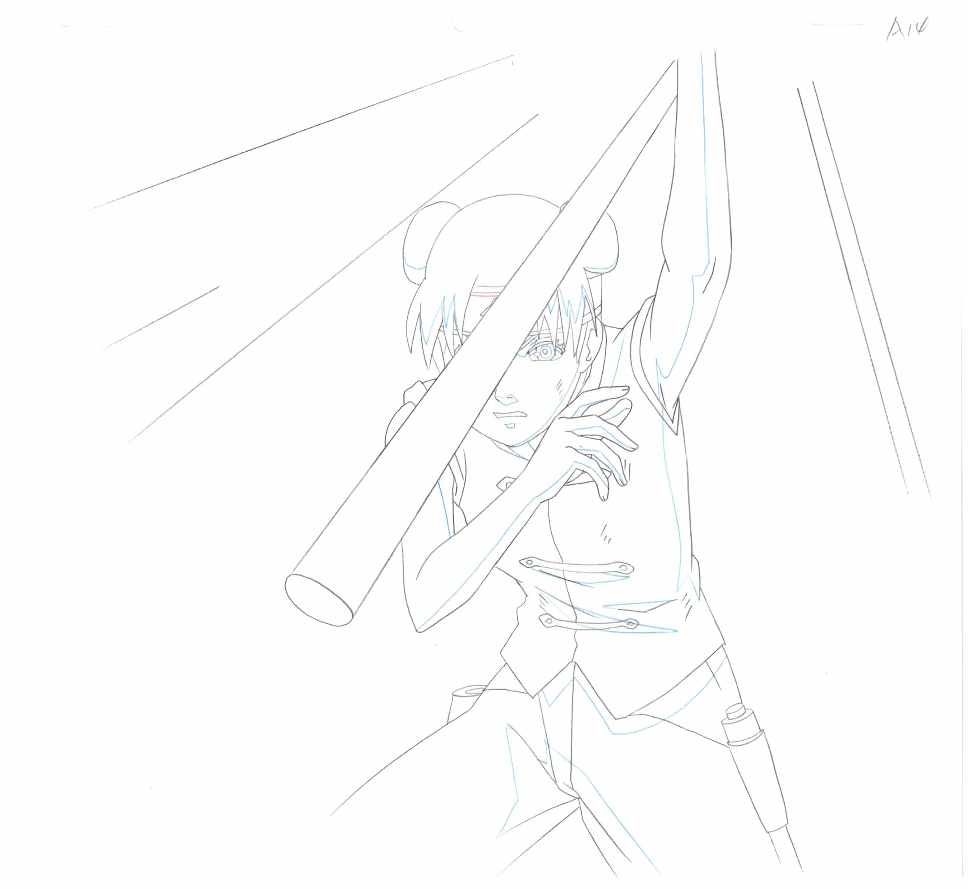 Naruto Original Sketch (Tenten) 6-page Set