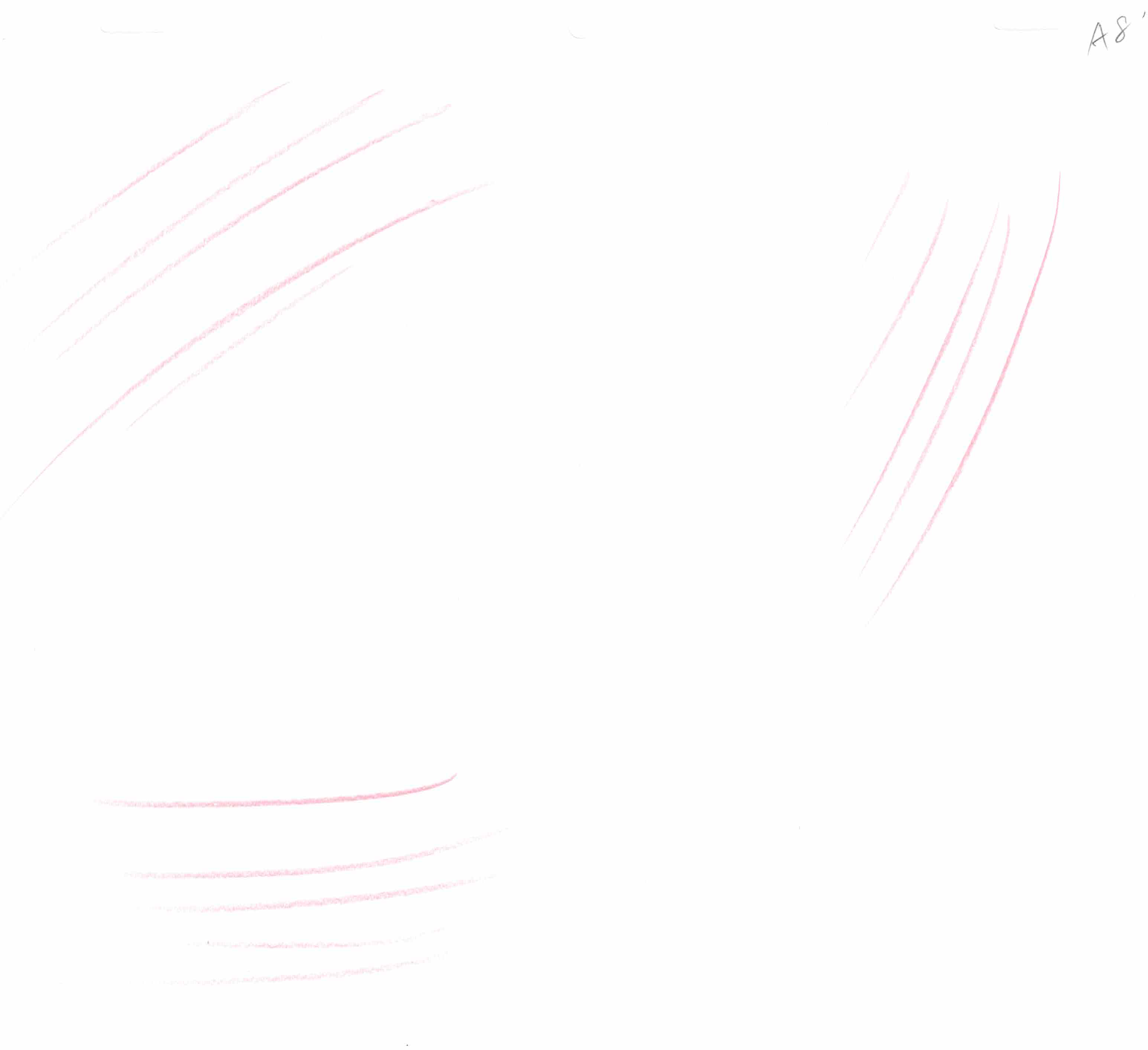 Naruto Original Sketch (Tenten) 4-page Set