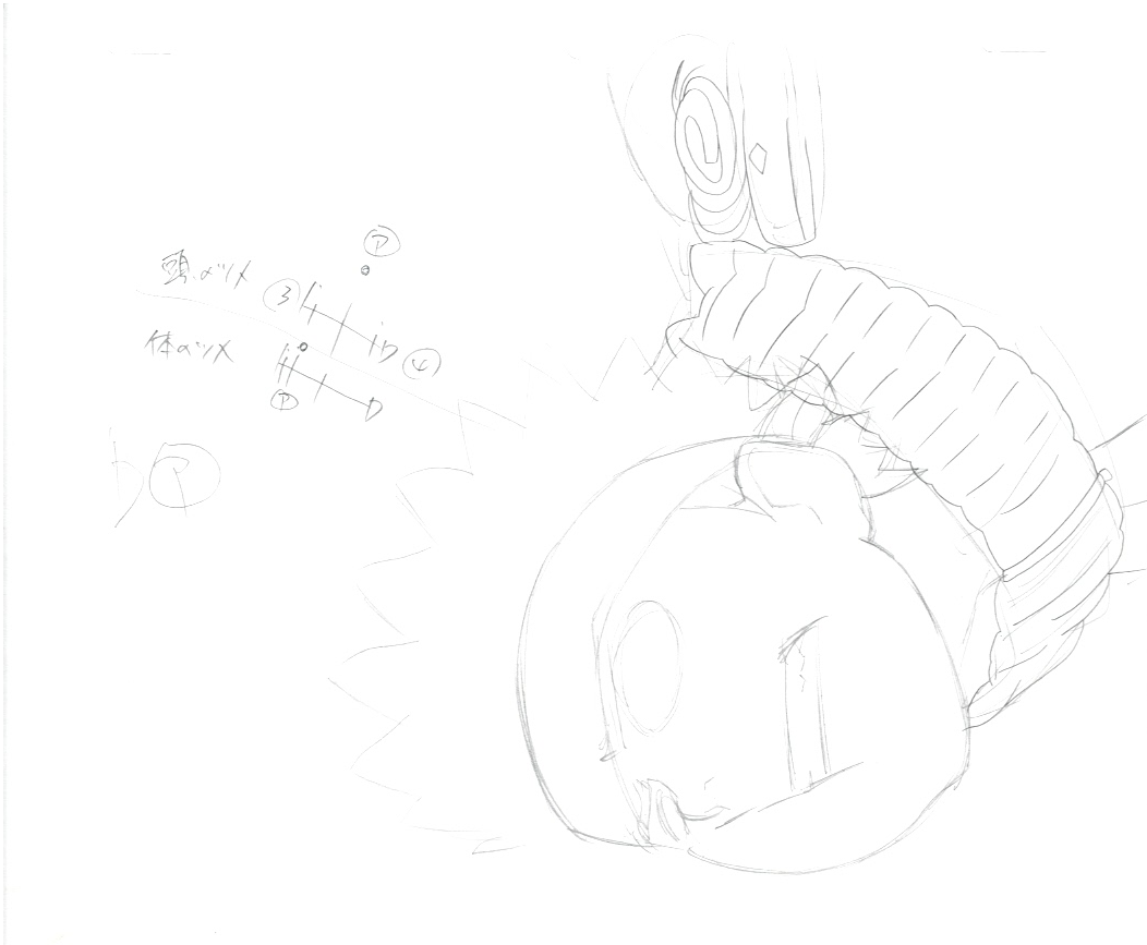 Naruto Shippuden Original Sketch (Naruto Uzumaki) 3-page Set