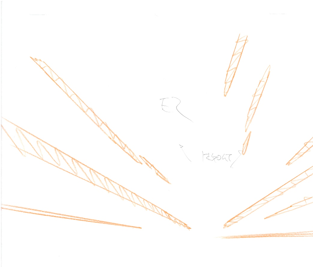 Naruto Shippuden Original Sketch (Naruto Uzumaki) 3-page Set