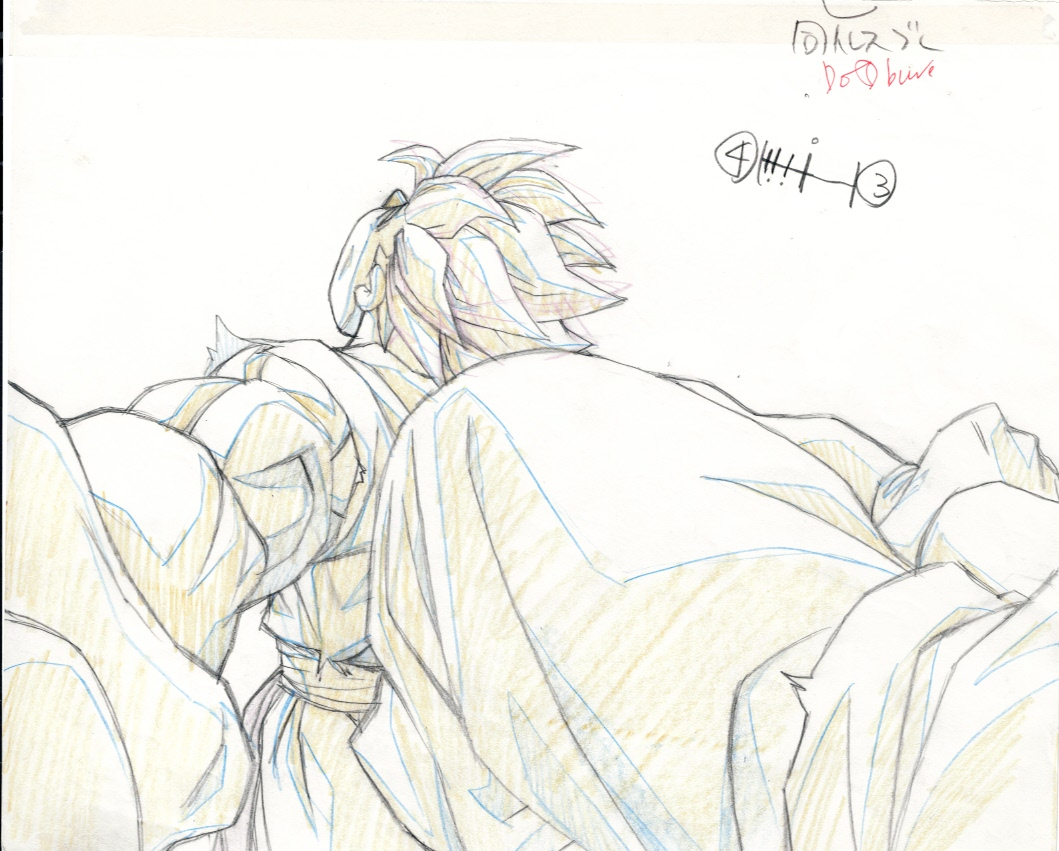 Dragonball Z Movie Original Drawing (Vegeta) 4 Page Set