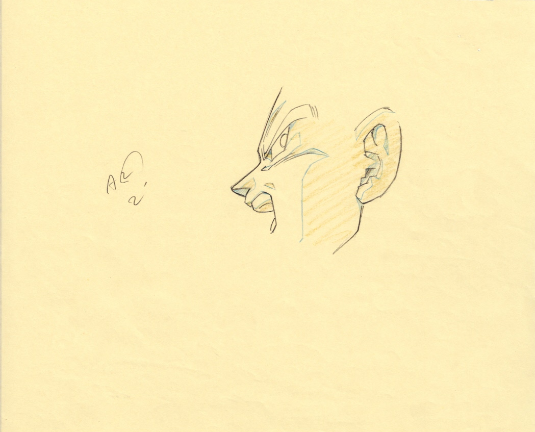 Dragonball Z Movie Original Drawing (Vegeta) 5 Page Set