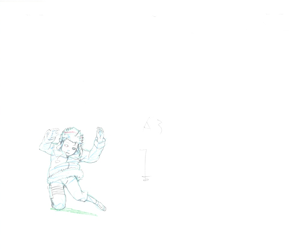 Naruto Original Sketch (Hinata) 10 page Set