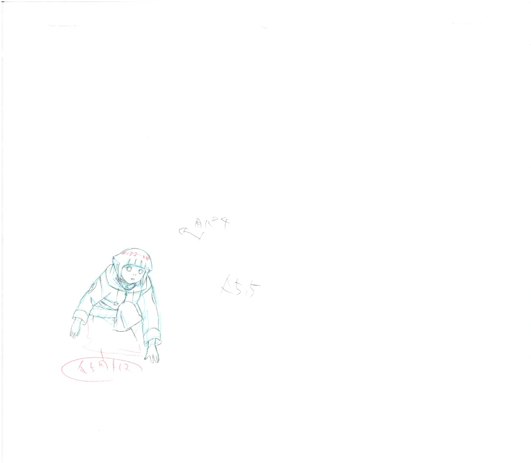 Naruto Original Sketch (Hinata) 9 page Set