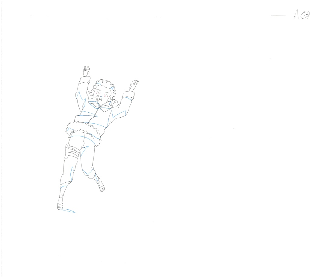 Naruto Original Sketch (Hinata) 10 page Set