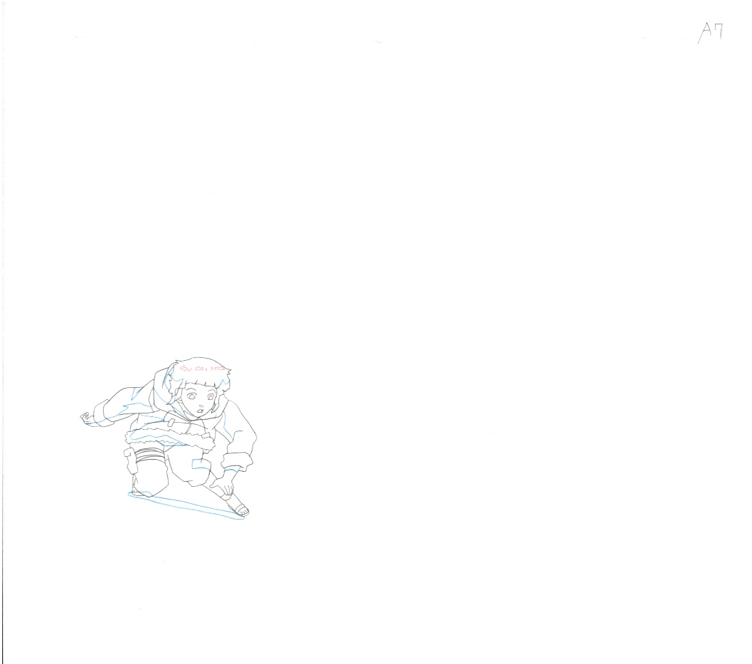 Naruto Original Sketch (Hinata) 11 page Set