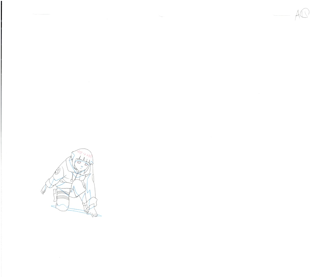 Naruto Original Sketch (Hinata) 11 page Set
