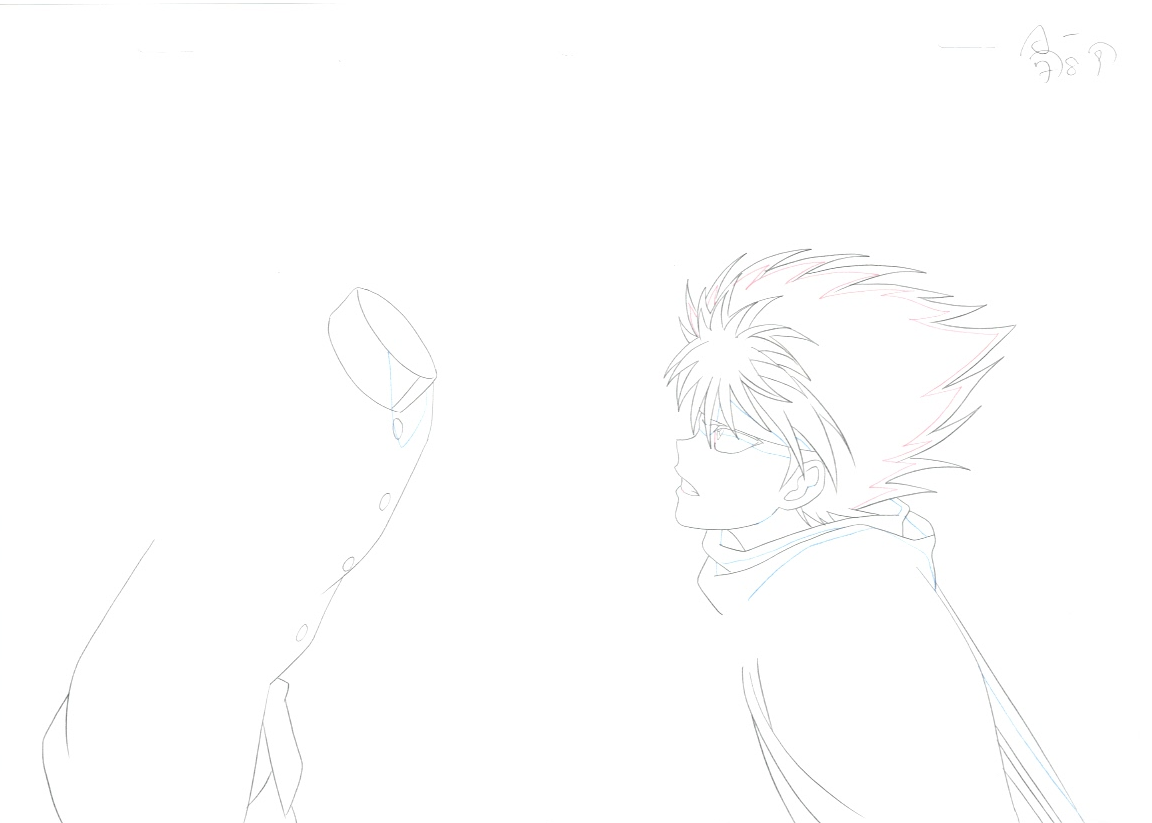 YuYu Hakusho Two Shots Original Sketch (Kurama vs Hiei) 19 page Set