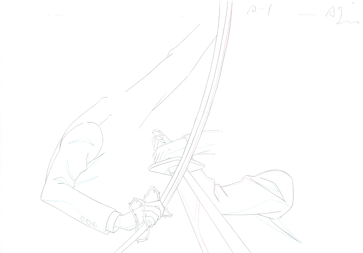 YuYu Hakusho Two Shots Original Sketch (Kurama vs Hiei) 19 page Set