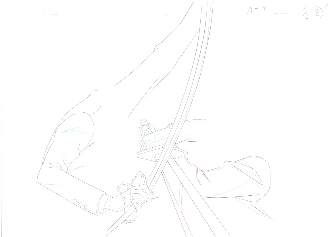 YuYu Hakusho Two Shots Original Sketch (Kurama vs Hiei) 19 page Set