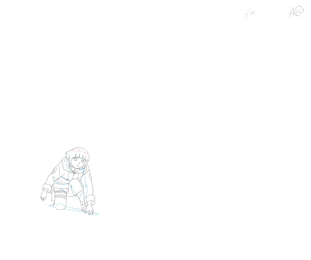 Naruto Original Sketch (Hinata) 9 page Set