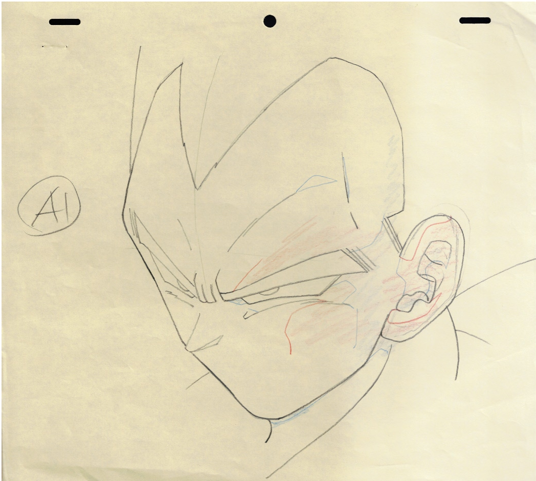 Dragon Ball「Vegeta」2 Pages Set Original Drawing