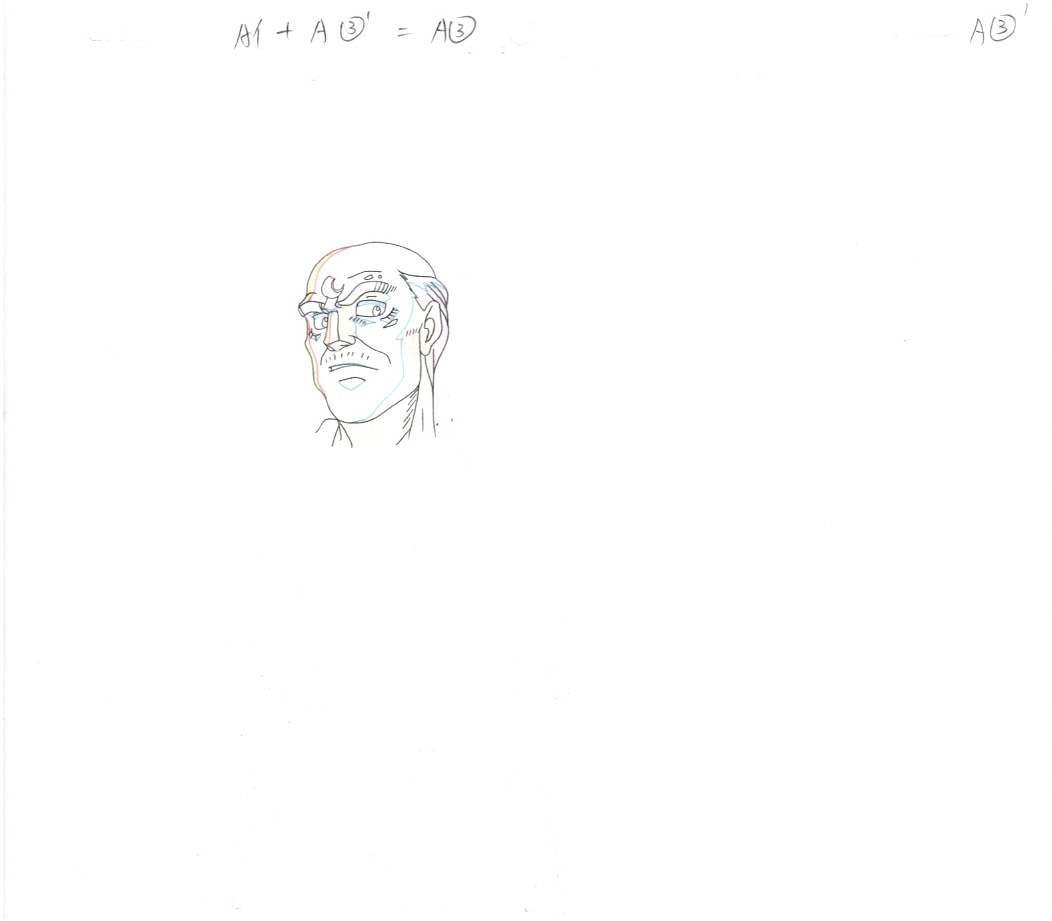 Hajime No Ippo Original Cel and Sketch (Ippo Makunouchi & Genji Kamogawa)