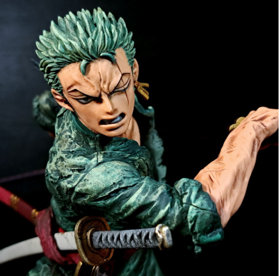 One Piece Zoro Repainted Figure