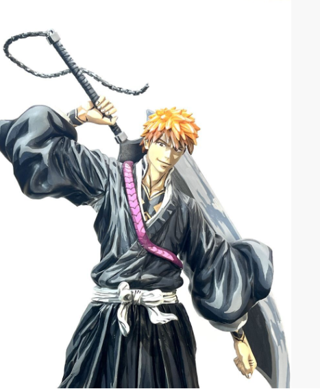 Bleach Ichigo Repainted Figure