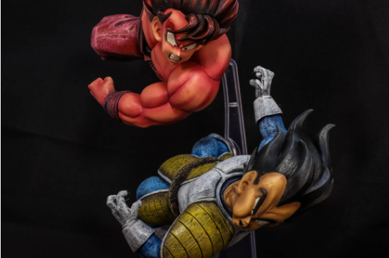 Dragonball Goku & Vegeta Repainted Figure
