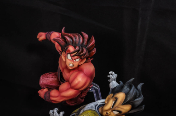 Dragonball Goku & Vegeta Repainted Figure
