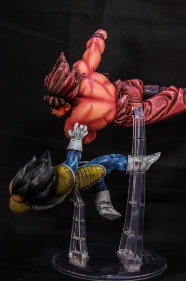 Dragonball Goku & Vegeta Repainted Figure