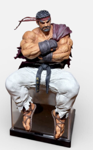 Street Fighter Ryu Repainted Figure