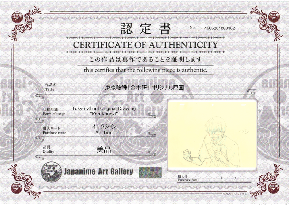 Tokyo Ghoul Original Drawing (Kaneki Ken)