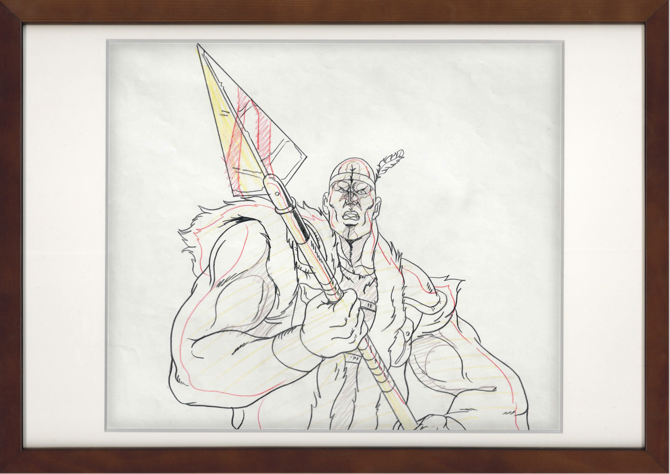 Fist of the North Star Original Drawing