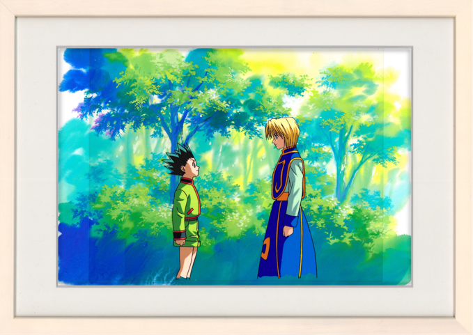 *RESERVED Hunter x Hunter Original Cel and Drawing (Gon, Kurapika)