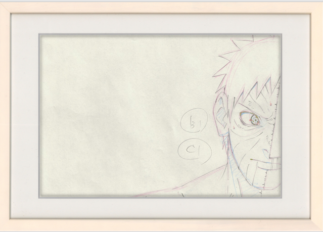 Naruto Shippuden: Bocetos originales (Obito) - Set de 2 páginas