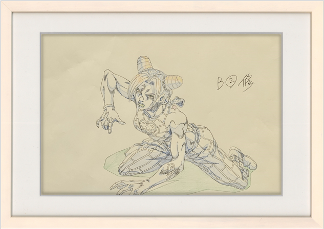Boceto original de La extraña aventura de JoJo (Jolyne)