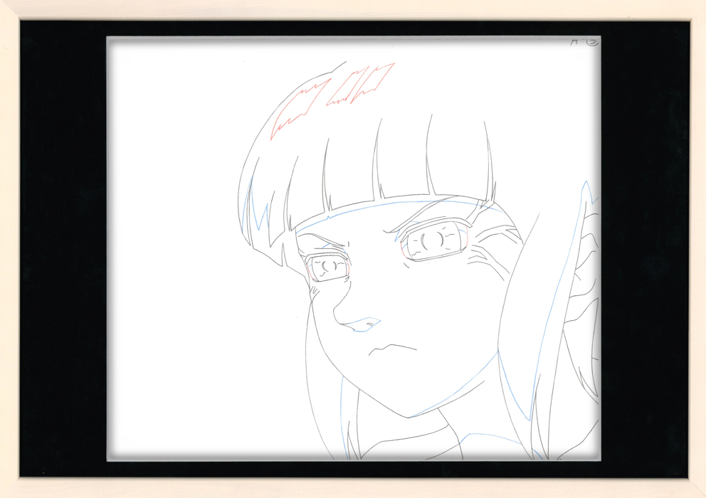 Naruto Original Sketch (Hinata Hyuga) 4 pages Set