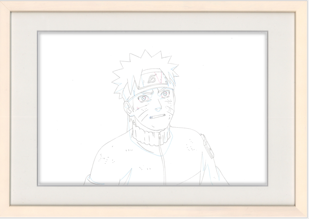 Naruto Shippuden Original Sketch (Naruto Uzumaki) 4 pages Set