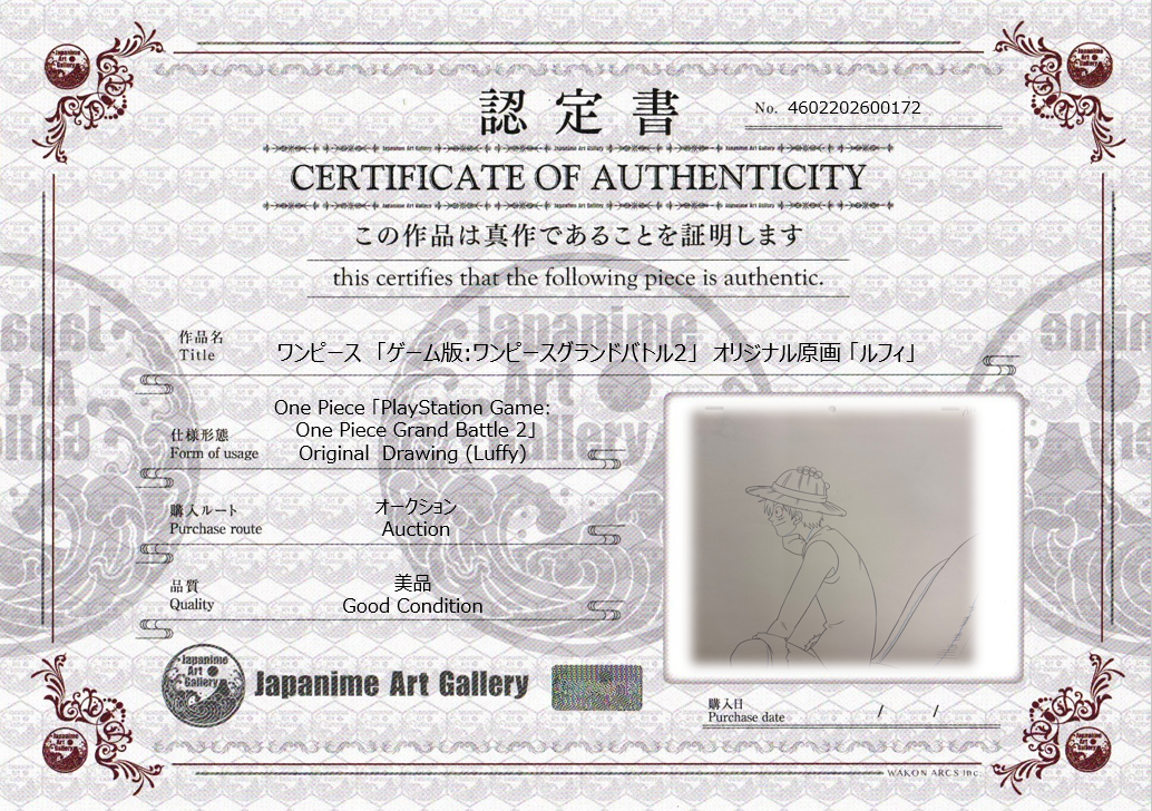 One Piece Original Sketch (Luffy)