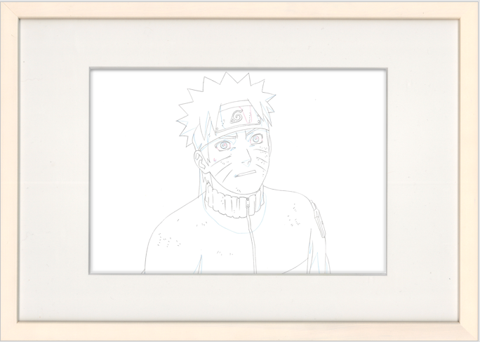 Naruto Shippuden Original Sketch (Naruto Uzumaki) 4 pages Set